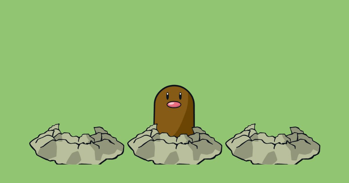 Screenshot of Smack-A-Diglett game